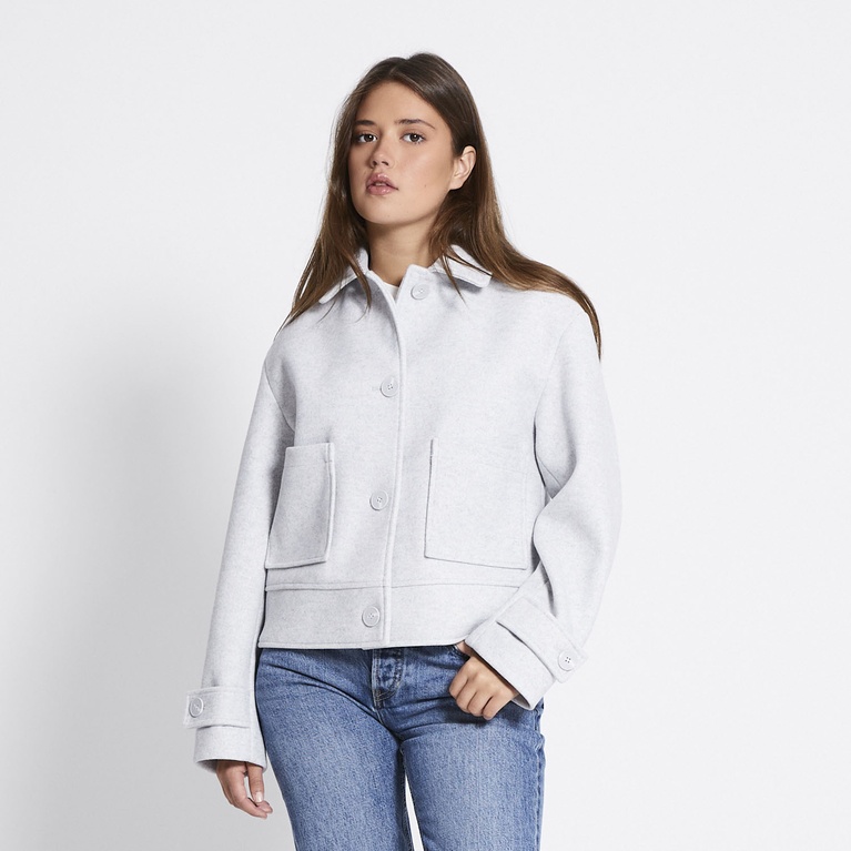 Jacket "Brianna" Light greymelange